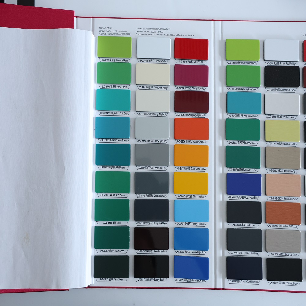 1220*2440*4MM PVDF Coating Aluminum Composite Panel ,Color ACP Cladding ...